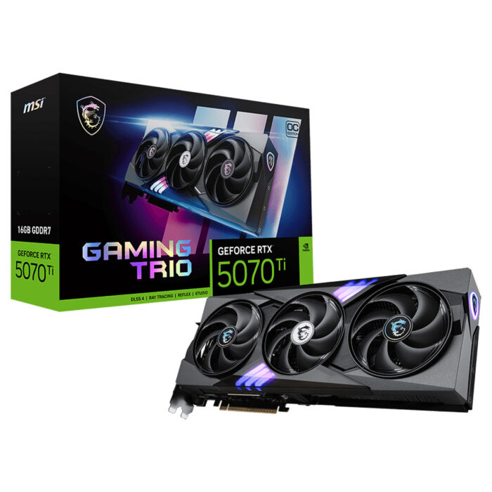 GPU RTX 5070 TI 16GB OC MSI GAMING TRIO PLUS